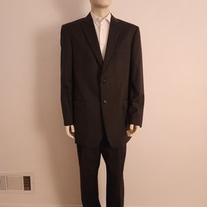 Men's pinstriped suite - 44 jacket, 38 pants
